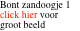 Bont zandoogje 1 click hier voor