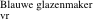 Blauwe glazenmaker vr